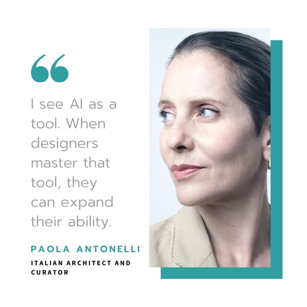 Quote by Paola Antonelli - I see AI as a tool. When designers master that tool, they can expand their ability.