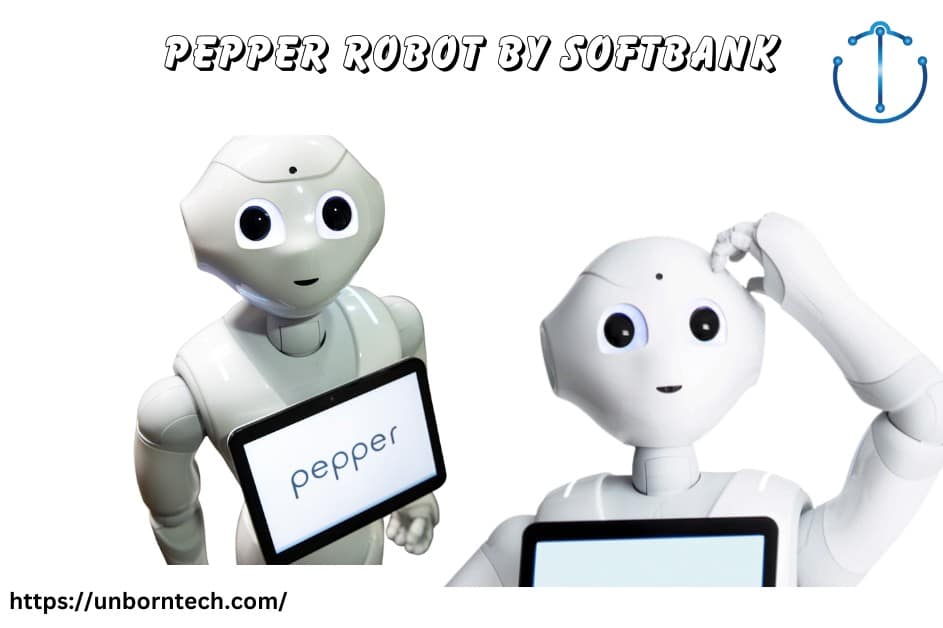 2 white Pepper Robots by Softbank