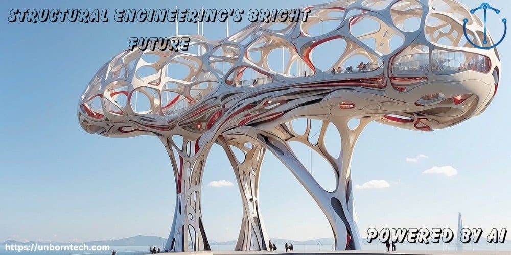 an advance futuristic white structure showing that The Future Of AI In Structural Engineering Looks Really Promising